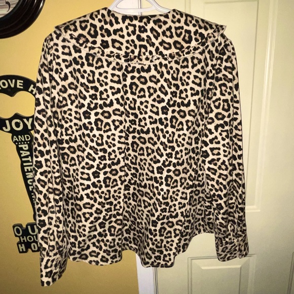 H &M Leopard Print Blouse - Picture 3 of 5